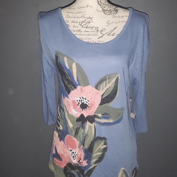 Lucky Brand Tops - LUCKY BRAND FLORAL TUNIC